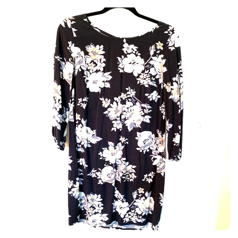 Old navy floral black dress